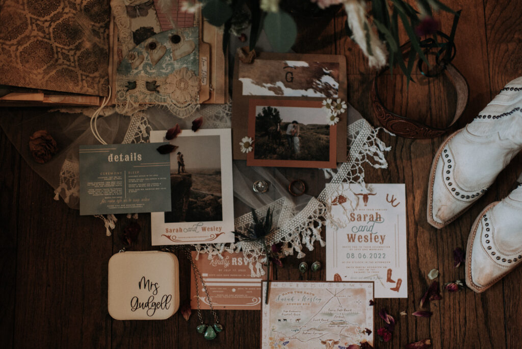 wedding invitation detail shots, texas wedding photography